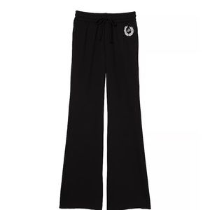 Black flared sweats- High waisted